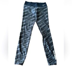 Nike Dri-Fit Grey Black Oregon State OSU ActiveWear Leggings Women’s Size XS